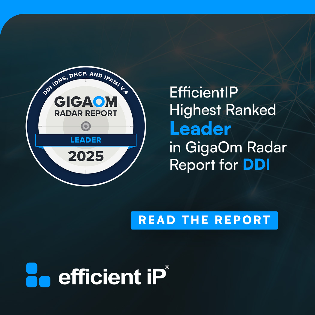 efficientip's tweet image. DDI (DNS, DHCP, IPAM) is no longer just a utility it&apos;s a strategic enabler of:

Unified, intelligent network operations. 
The Network Source of Truth for automation. 
A foundation for AI-powered management and security. 

Download here:  ow.ly/PZht50XwRO8