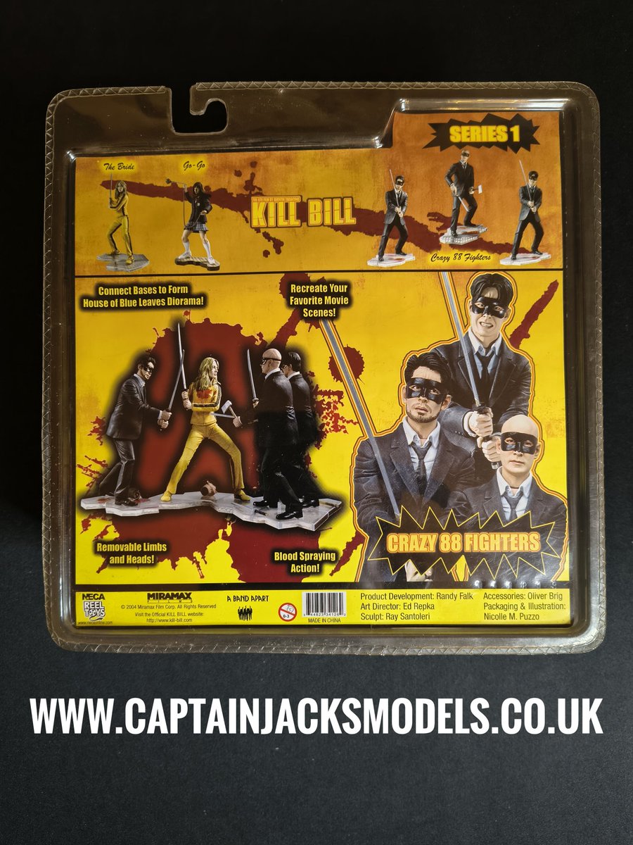 CaptainJModels's tweet image. Kill Bill Neca Reel Toys Series 1 Crazy 88 Fighter With Beard 6 Inch Collectable Action Figure Set
captainjacksmodels.co.uk

#neca #necareeltoys #necafigures #killbill #captainjacksmodels #actionfigures #quentintarantinomovies  #umathurman #crazy88 #collectorsfigures