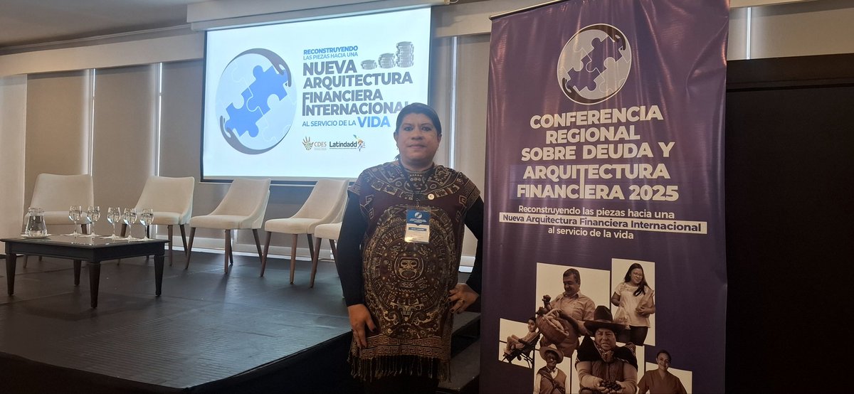 Participamos en la conferencia “Nueva Arquitectura Financiera Internacional al Servicio de la Vida” en Quito 2025.
Desde <a href="/Transformarperu/">Transformar</a> llevamos una mirada transfeminista y decolonial a este debate sobre justicia económica.
Gracias por la invitación, <a href="/latindadd/">LATINDADD</a>. 🏳️‍⚧️🌎