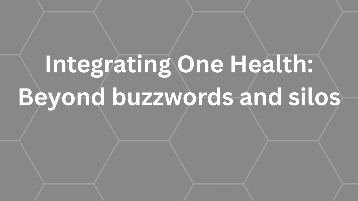 In this opinion piece, Antoniolli &amp; Flamand outline four shifts required if One Health is to move from rhetoric to reality.

While progress has been made at the policy level; a transformation is needed in the way science is organized, evaluated &amp; rewarded: sciencedirect.com/science/articl…