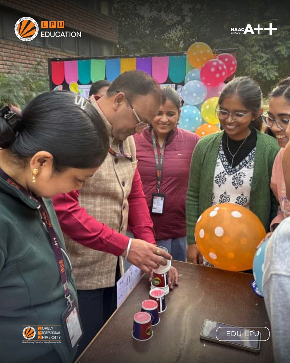 LPU_Education's tweet image. From curiosity to creation—our Science Club’s Sci-Vibe showcased the true spirit of scientific exploration! 🌱🔬
Students led the way with exciting models, games, and experiments.
#ScienceForAll #StudentLeadership #ExploreWithScience