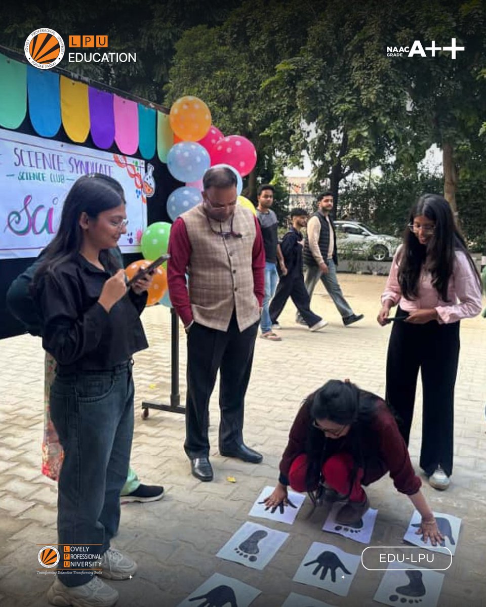LPU_Education's tweet image. From curiosity to creation—our Science Club’s Sci-Vibe showcased the true spirit of scientific exploration! 🌱🔬
Students led the way with exciting models, games, and experiments.
#ScienceForAll #StudentLeadership #ExploreWithScience