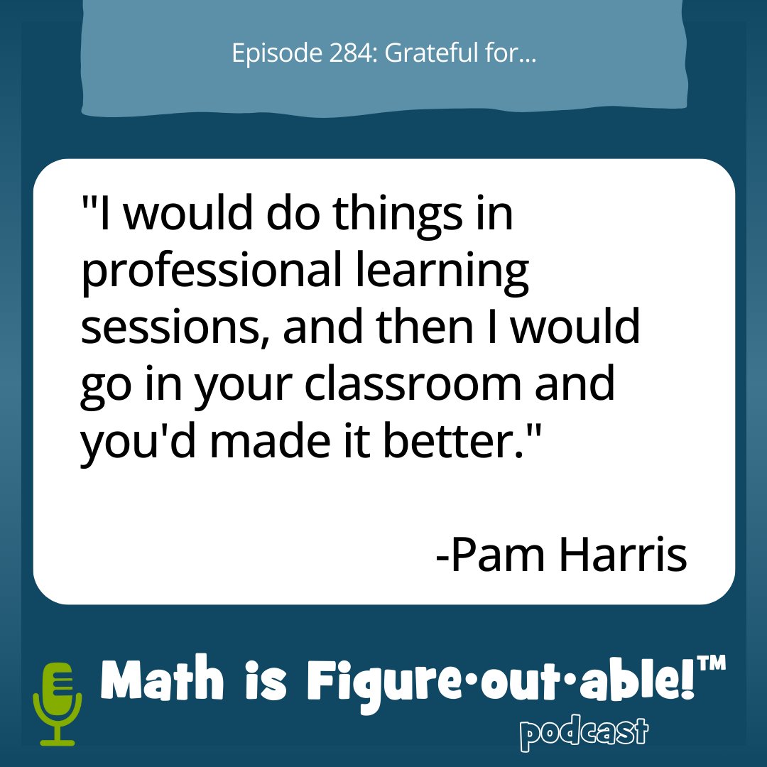 pwharris's tweet image. The best teaching is a team effort, and that&apos;s doubly true for learning how to teach. Kim and I have learned so much from each other.

na2.hubs.ly/H02f02x0

#MathIsFigureOutAble #MTBoS #ITeachMath #MathEd