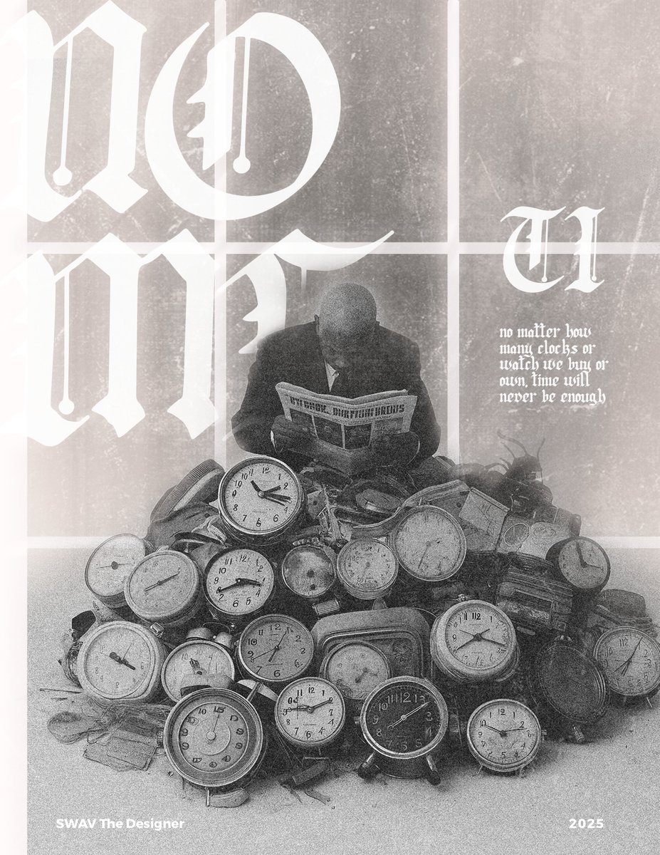 Lorita_theswav's tweet image. Day 6 of 100⌛️

We didn&apos;t create time. We can&apos;t control it. We can only manage how we move within it.  
Contentment isn&apos;t having more time; it&apos;s using what we have well.

#Swavthedesigner #100daysdesignchallenge #creativedesigner #creativegrowth