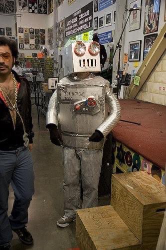I moved to LA in 2007, hoping to make cool stuff. I had no idea what I was doing, didn’t know anybody, but I did get a job and the coolest record store in the world, <a href="/amoebamusic/">Amoeba Music</a> (see second pic, me participating in the employee Halloween costume contest, as proof).

So now, all