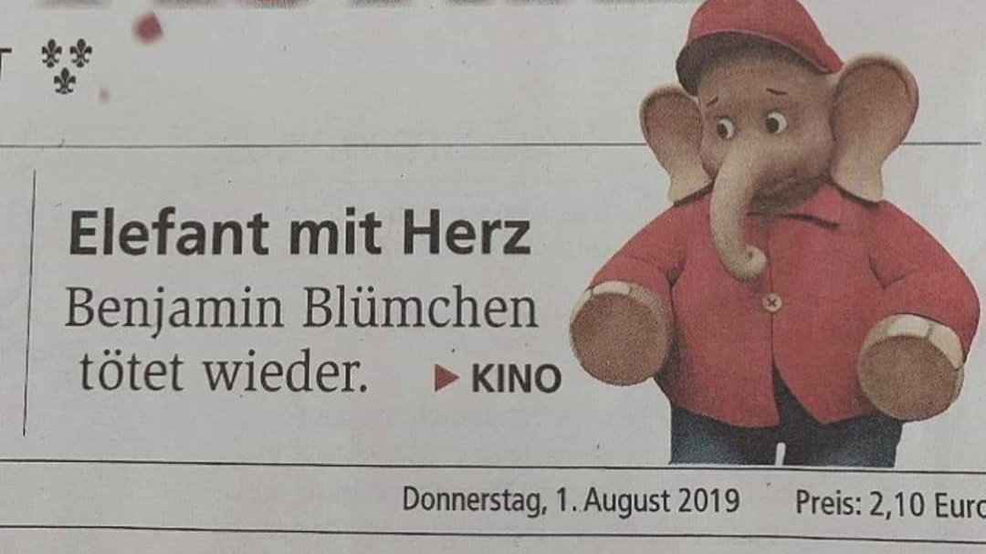 BENJAMIN BLÜMCHEN TUT WAS??