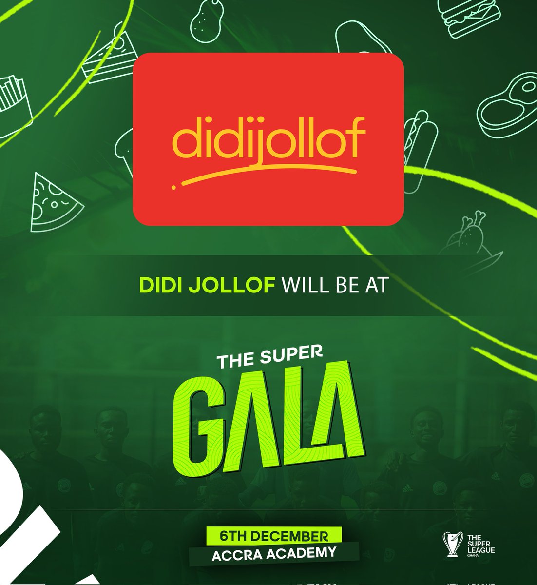 👩‍🍳 Flavour meets Greatness! Didi Jollof is serving heat at the Super Gala! 

#TSLG #SuperGala
