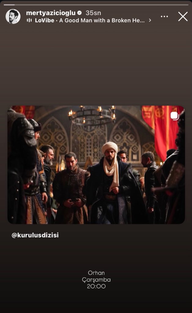 O da çok heyecanlı 
Bizde çok heyecanlıyız
#MertYazıcıoğlu MertYazıcıoğlu 
#KuruluşOrhan KuruluşOrhan 
#OrhanBey OrhanBey