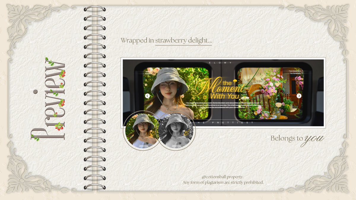 cottonsball's tweet image. Kak El, kalau suka boleh jemput layoutnya di dm yaa!