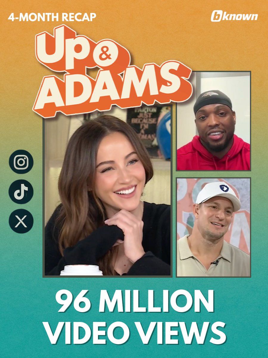 bknown_'s tweet image. Sharing work we’ve done over last several months with @UpAndAdamsShow, @heykayadams, and @fanduel. We’ve helped Up and Adams generate close to 100M views along the way.

From daily NFL breakdowns to viral guest moments, the show community continues to show up in massive way 👏