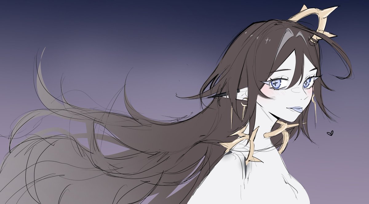 I sketched over an old sketch ✨✨