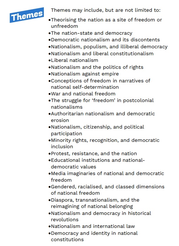 iarcees's tweet image. The call for papers for hashtag#ASEN2026 on 'nationalism, democracy, and freedom', Edinburgh 21-23 April, is out now at asen.ac.uk/conference and closes on 5th December