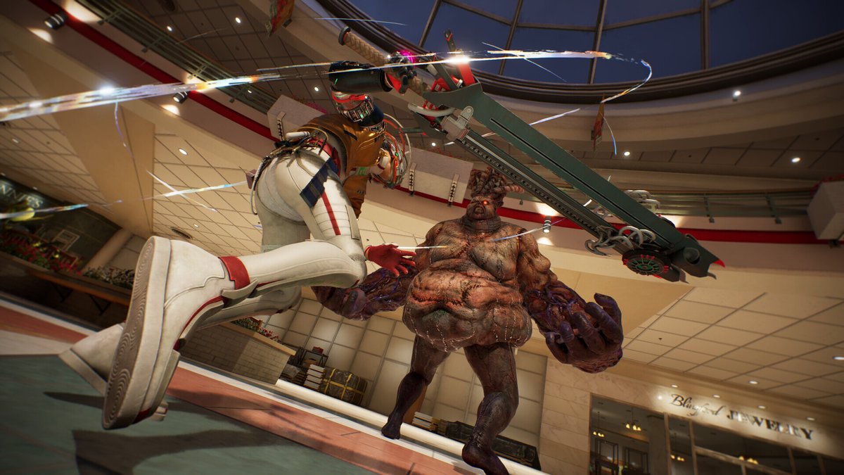 【SUDA51】須田剛一氏のグラスホッパー・マニファクチュアの情報番組「GRASSHOPPER DIRECT」が12月5日午前10時に配信決定
news.denfaminicogamer.jp/news/251127c

宇宙を舞台に「血飛沫」が飛び交う新作『ROMEO IS A DEAD MAN』の最新情報やプレイ映像が公開へ。配信時間は5分を予定