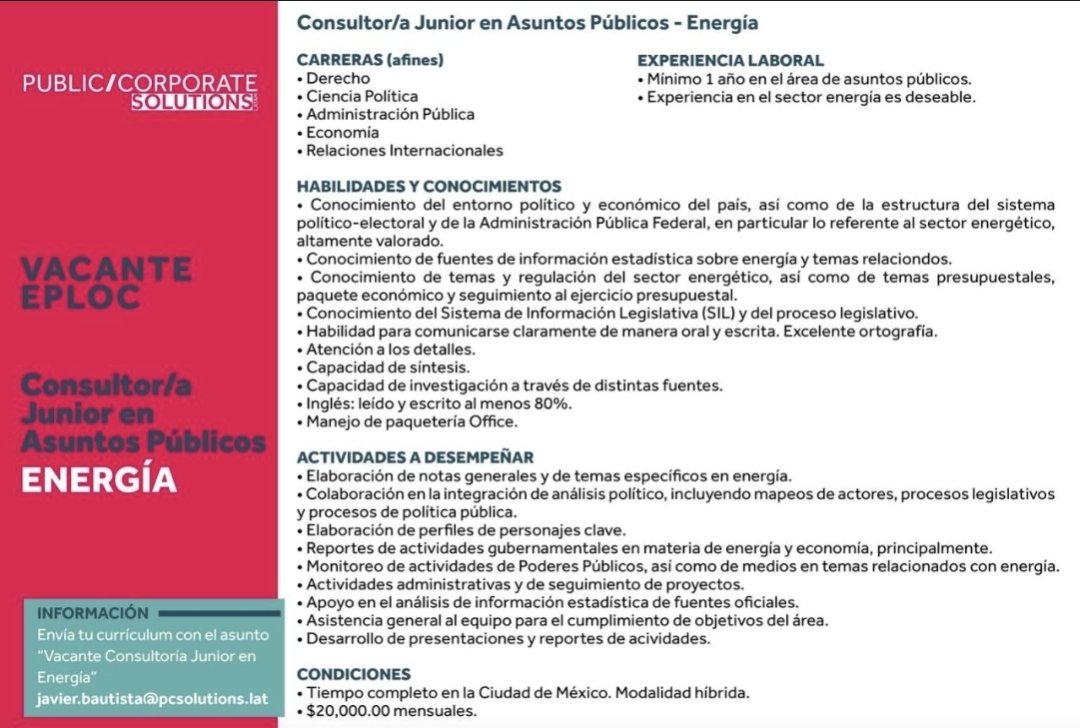 Oportunidad Laboral
👇💼