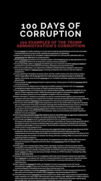 <a href="/NickAdamsinUSA/">Nick Adams</a> You MAGA are so brainwashed! Trump’s administration is the MOST corrupt administration in history! It’s the Golden Age of Corruption!