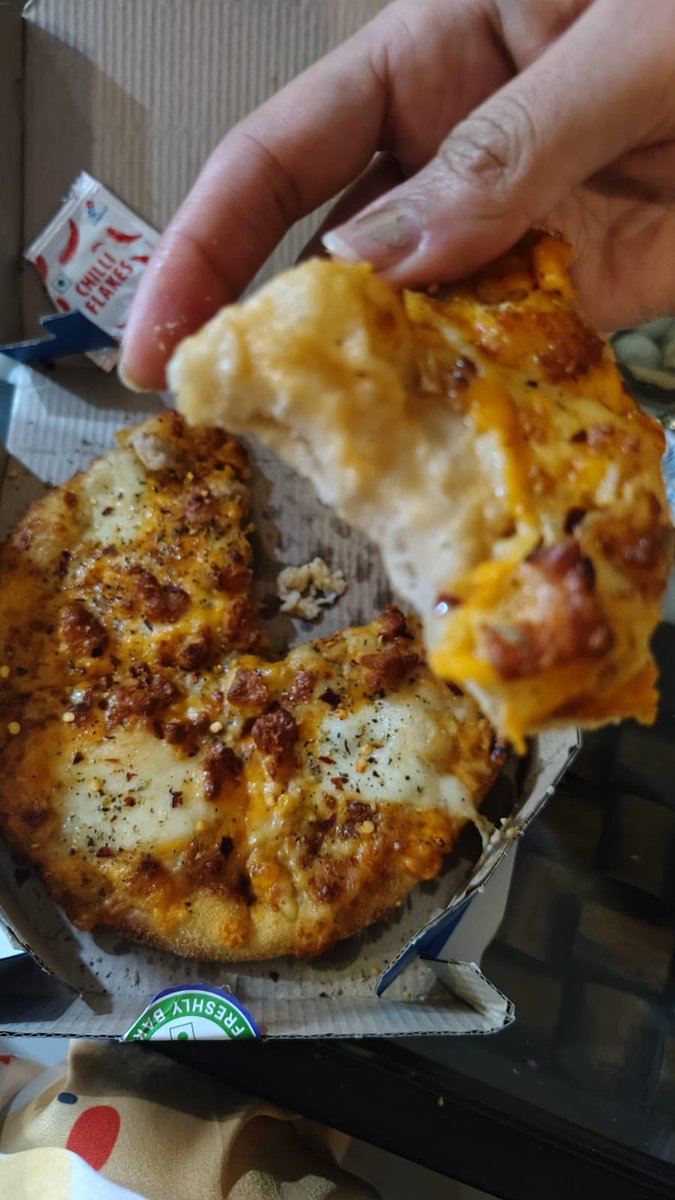 anmol1arora's tweet photo. @dominos_india  I just received my pizza and it’s undercooked and tastes weird. Can you please look into this and help me out with a replacement? https://t.co/aNeNAc4z4d