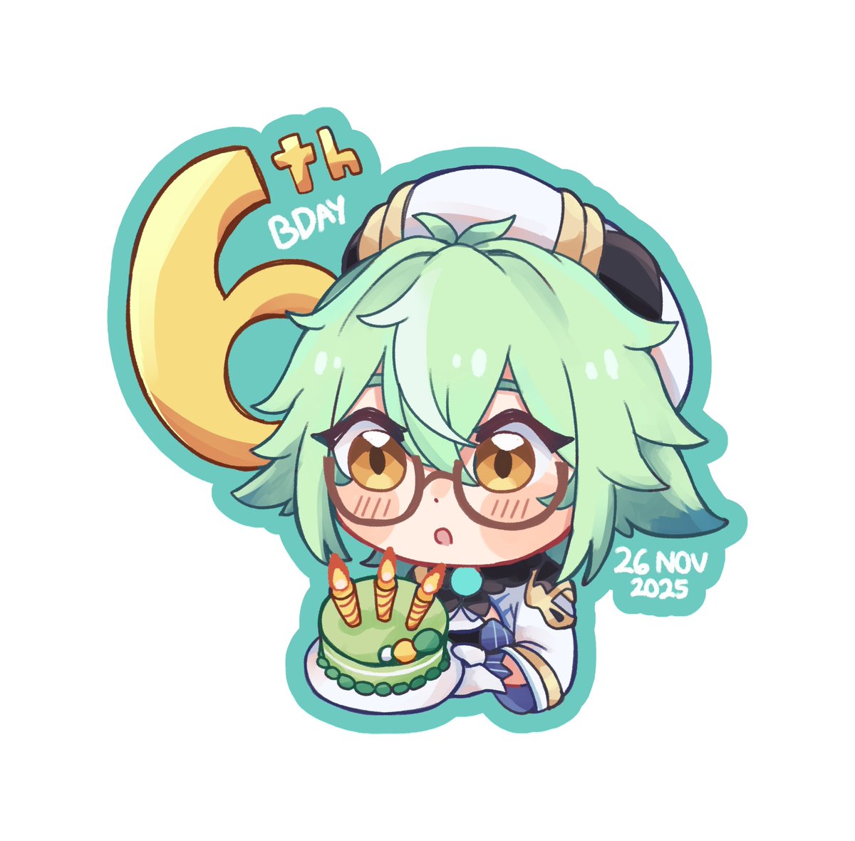 Freebies I made for last cf to celebrate Sucrose's upcoming birthday!! 
Thank you to everyone who took her home 🥰 #sucrose #スクロース生誕祭2025