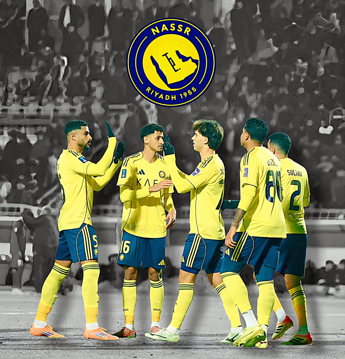 مبروك #النصر 
غادر فائزاً ومتصدراً محلياً ..
وعاد فائزاً ومتصدراً آسيوياً .. 
اللهم لك الحمد والشكر .. 
#النصر_استقلول