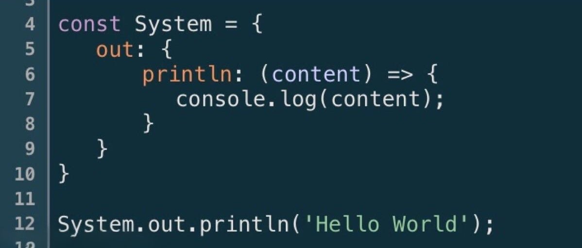_devJNS's tweet image. no way bro is writing JavaScript and Java at the same time..