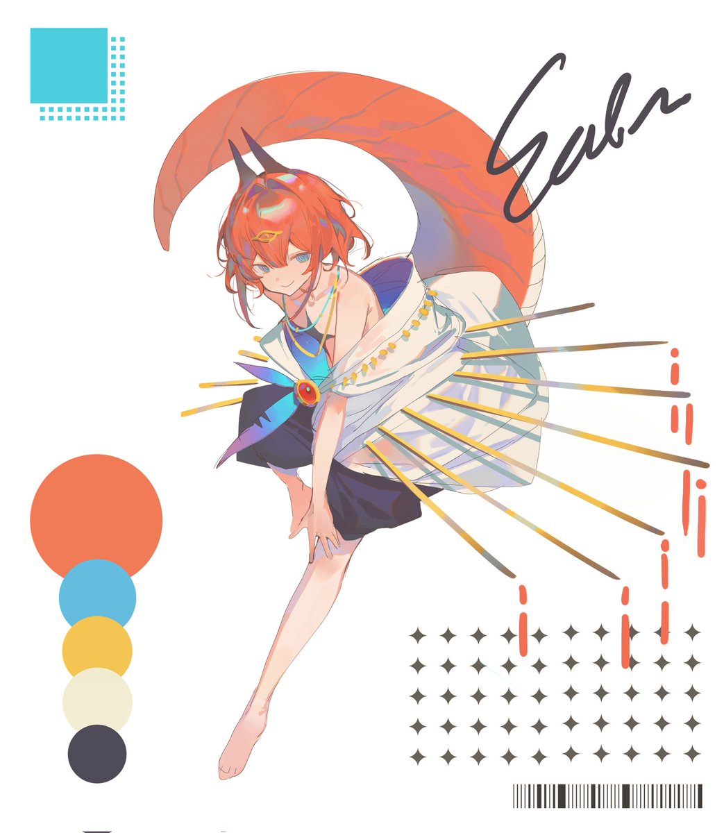 같은자캐 디자인 바꿔그리니까 재밌는거같아