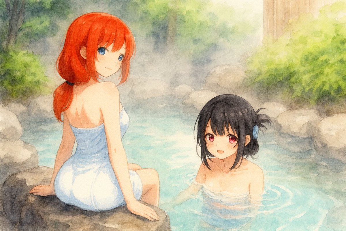 yukyu_haruka's tweet image. 「FLUX.2」
パステル調＋水彩画でスタイルを
指定したらこんな感じになりました

「Qwen-Image-Edit-2509」よりも
スタイル呪文の効きがいい感じします

まあそろそろ「2511」がでるらしいので
ほんと「NanobananaPro」でてからの
覇権争いが激化していますよね

とりあえず今日の検証はここまでです