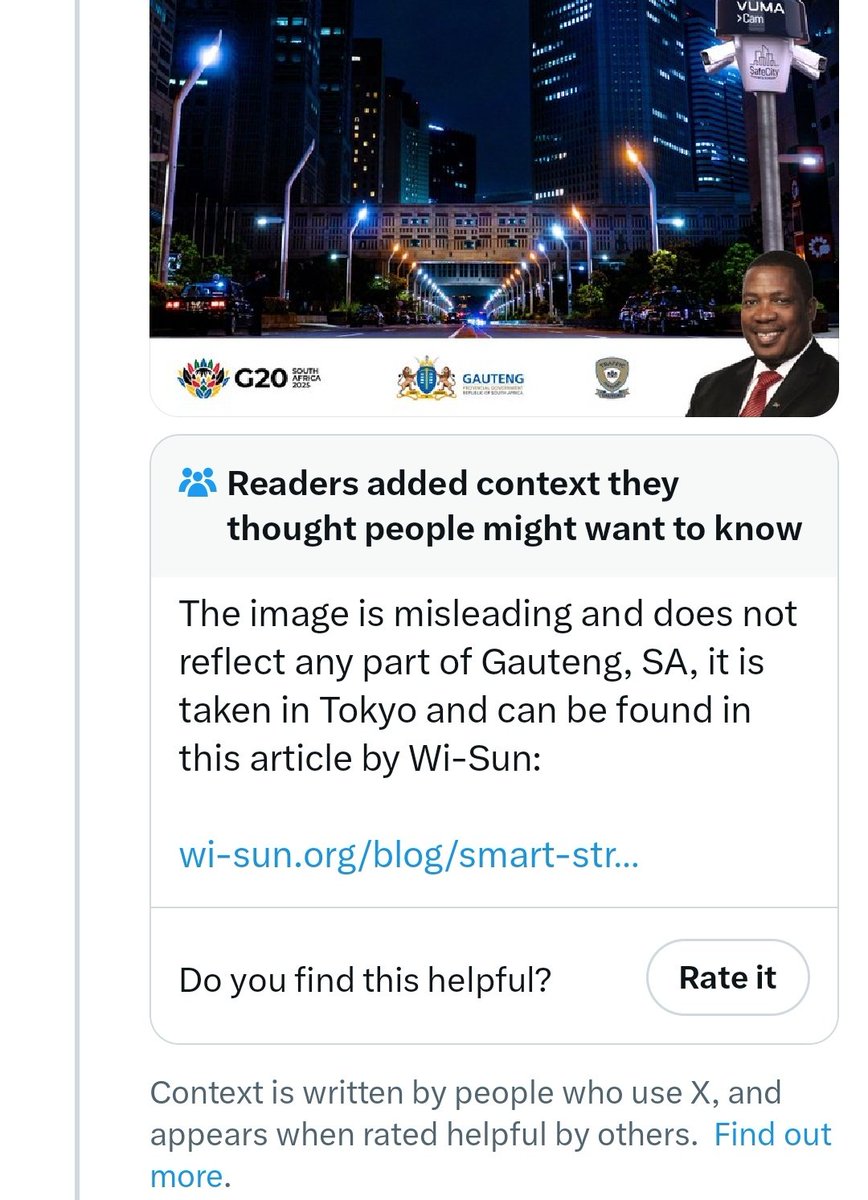 ConCaracal's tweet image. Comrade Lesufi gets bullied by a community note: