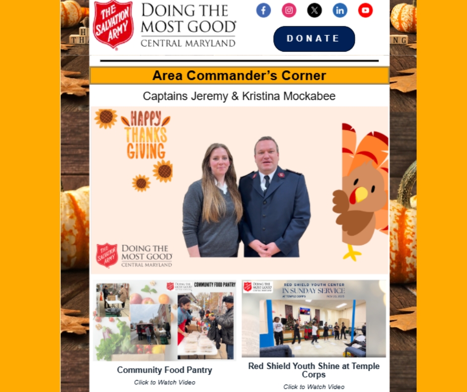 The Salvation Army of Central Maryland tweet media