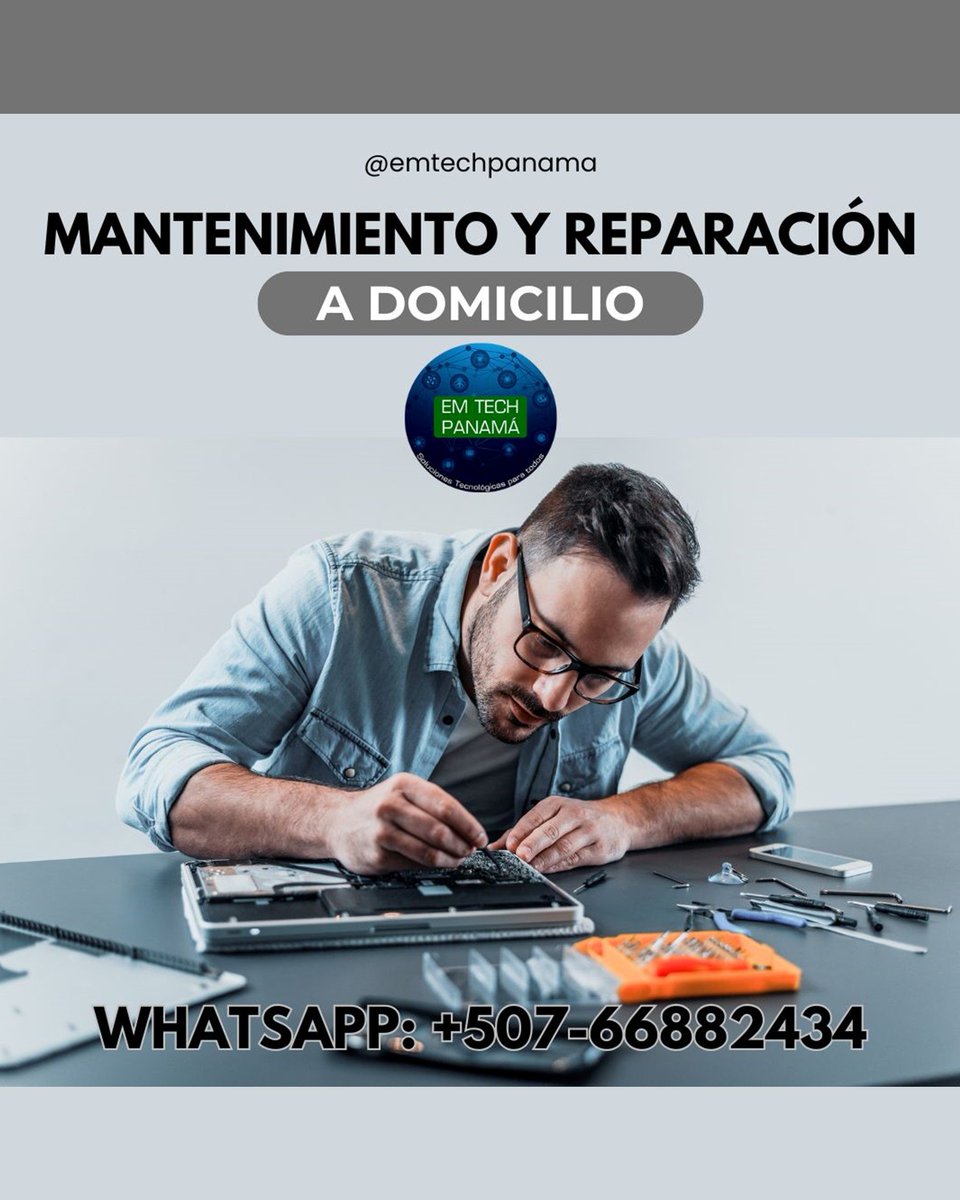 +507-66882434 <a href="/emtechpanama/">EM TECH PANAMA</a> #emtechpanama #panama #panamá #ciudaddepanama #ciudaddepanamá #pty #cityofpanama #laptop #reparacion #mantenimiento #programas #computadoras #serviciotecnico #tecnologiapanama #panama507 #507panama #pc #soportetecnico #soportetecnicopanama