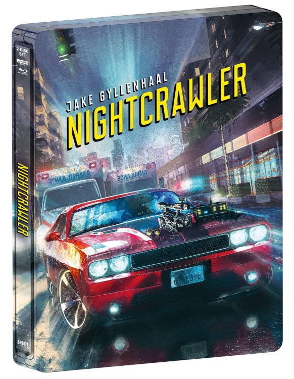 dawnofthediscs's tweet image. Coming soon to 4K UHD Steelbook from Scream Factory

Nightcrawler (2014) 4K UHD

A petty thief desperate for work muscles into the world of crime journalism and becomes the star of his own story as he blurs the line between observer and participant.

MORE INFO TBA

#ScreamFactory