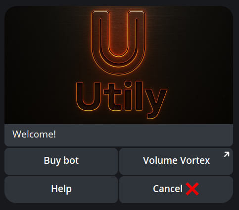#UTILY Buybot is LIVE for #BASE #SOL #MONAD tracking buys across major pools🚀
#BSC coming next.

<a href="/MileStnMillions/">Milestone Millions</a> – Volume Vortex ⚡️now has its own slot inside the dev menu.

More tools coming, join our TG to learn more!

Bot: t.me/utily_tg_bot TG: t.me/utily_tg