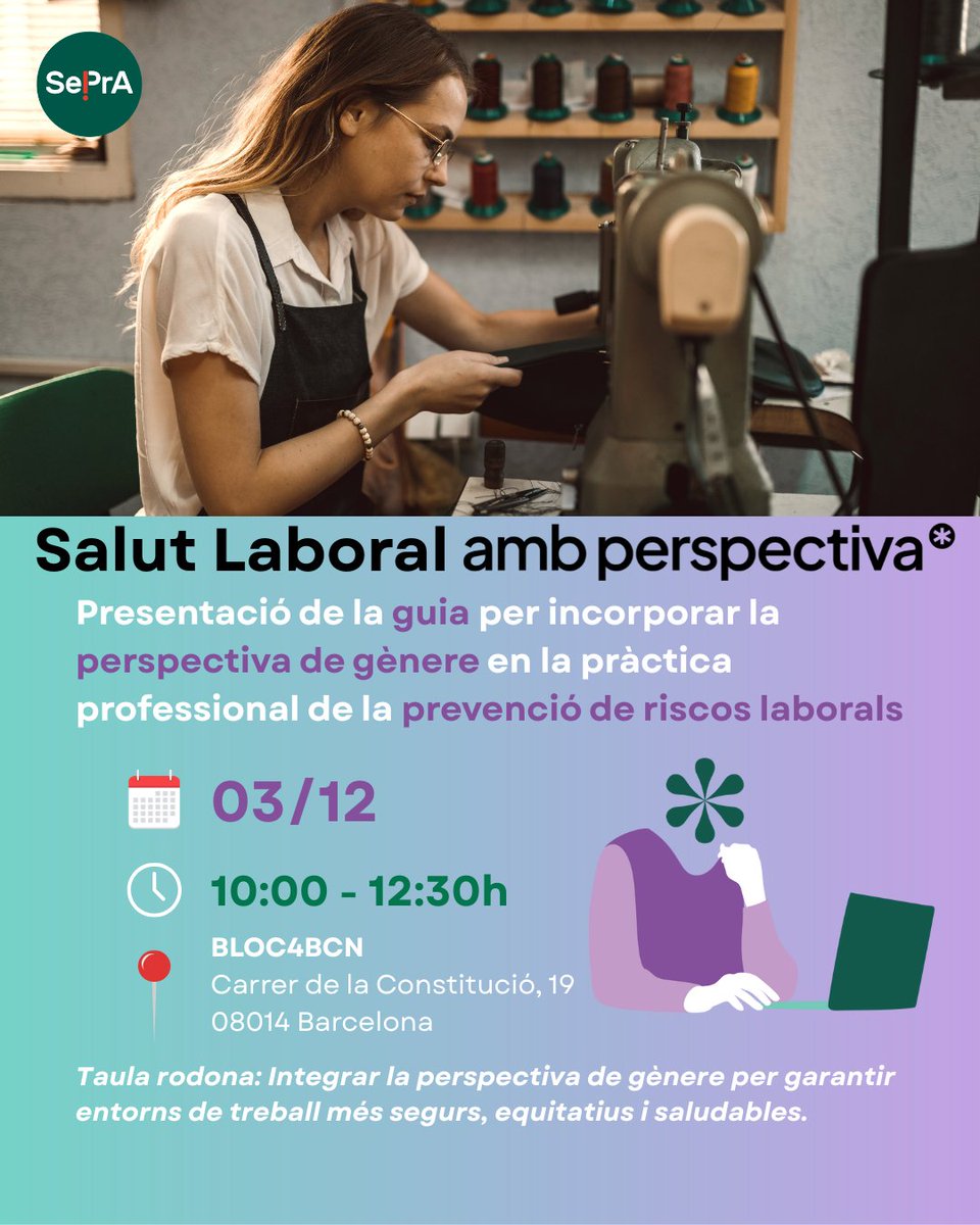 Seprascc's tweet image. Als darrers anys hem estat treballant de manera acurada el projecte Amb perspectiva.
Us volem convidar a la jornada de presentació de la guia i les eines elaborades que se celebra el pròxim 3 de desembre al @Bloc4BCN
Compartim l&apos;enllaç amb aquesta guia: sepra.coop/amb-perspectiv…
