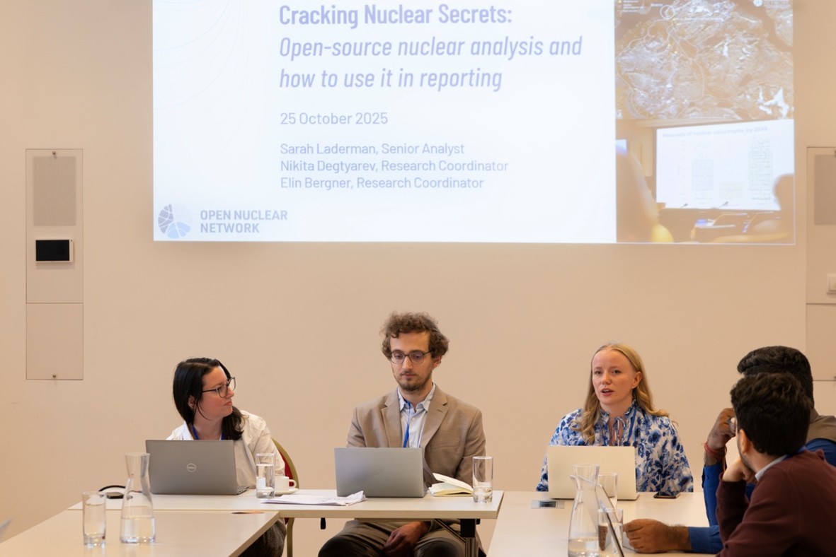 💡On 25 Oct at the 2025 <a href="/globalfreemedia/">IPI - The Global Network for Independent Media</a> World Congress held in Vienna, ONN team <a href="/sjladerman/">Sarah Laderman</a>, <a href="/Elinxmb/">Elin Bergner</a> &amp; <a href="/Nik_Degtyaryov/">Nikita Degtyarev</a> presented on “Cracking Nuclear Secrets: Open Source Nuclear Analysis and How to Use It In Reporting” at a session hosted by <a href="/StanleyConnect/">Stanley Center for Peace and Security</a> &amp; <a href="/AtomicReporters/">Atomic Reporters</a>.