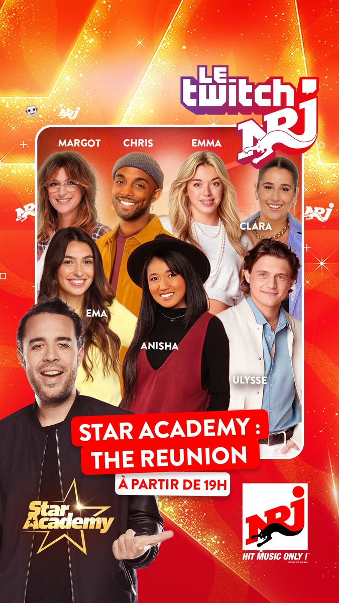 Et à partir de 19h sur le Twitch NRJ ❤️💜