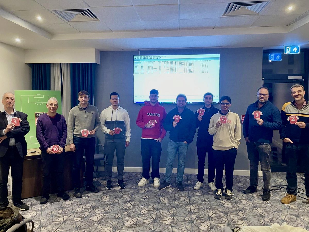 london_chess's tweet image. Football shirts, chess minds. Only at the @xtxmarkets London Chess Classic. 😉♟️

Yesterday’s drawing of lots set the numbers for our Elite players — and today the real battles begin.

Pairings for Round 1 are live!