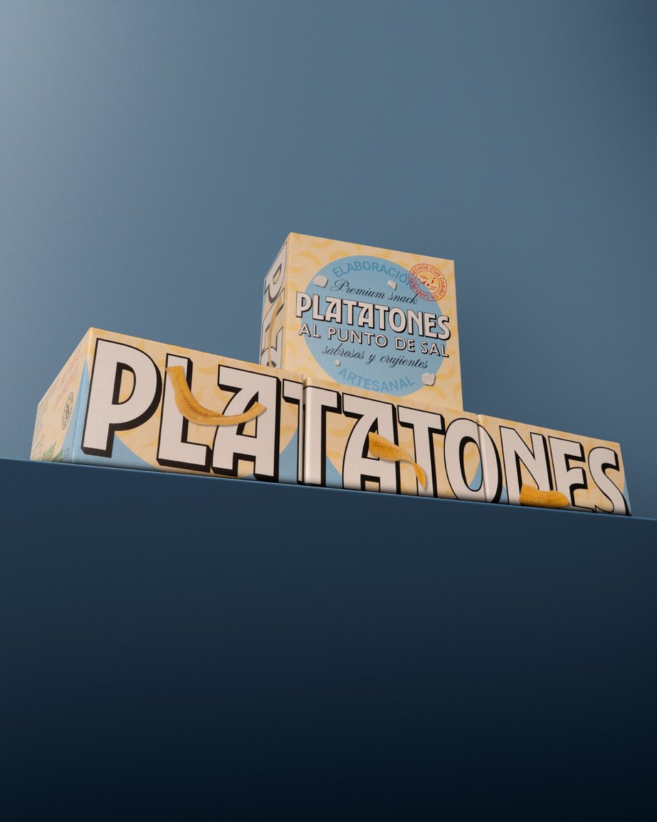 PENTAWARDS's tweet image. IRUBI&apos;s #packagingdesign for Platatones has been designed not only to stand out, but also to spark desire and build brand affinity. A packaging with its own identity that captivates and turns an everyday snack into a soulful concept. #DailyDesignInspiration