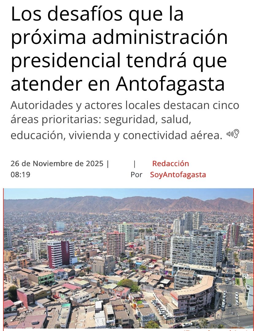 SÓLO BENEFICIOS DIRECTOS PARA LA REGIÓN HARÁ Diferente  la
Historia para està abandonada zona.
Todo lo demás es importante pero es lo que se les va intentar dar a cada región . Tiempo de exigir  lo justo para. #calama #antofagasta #beneficios #descentralizacion #regionalismo