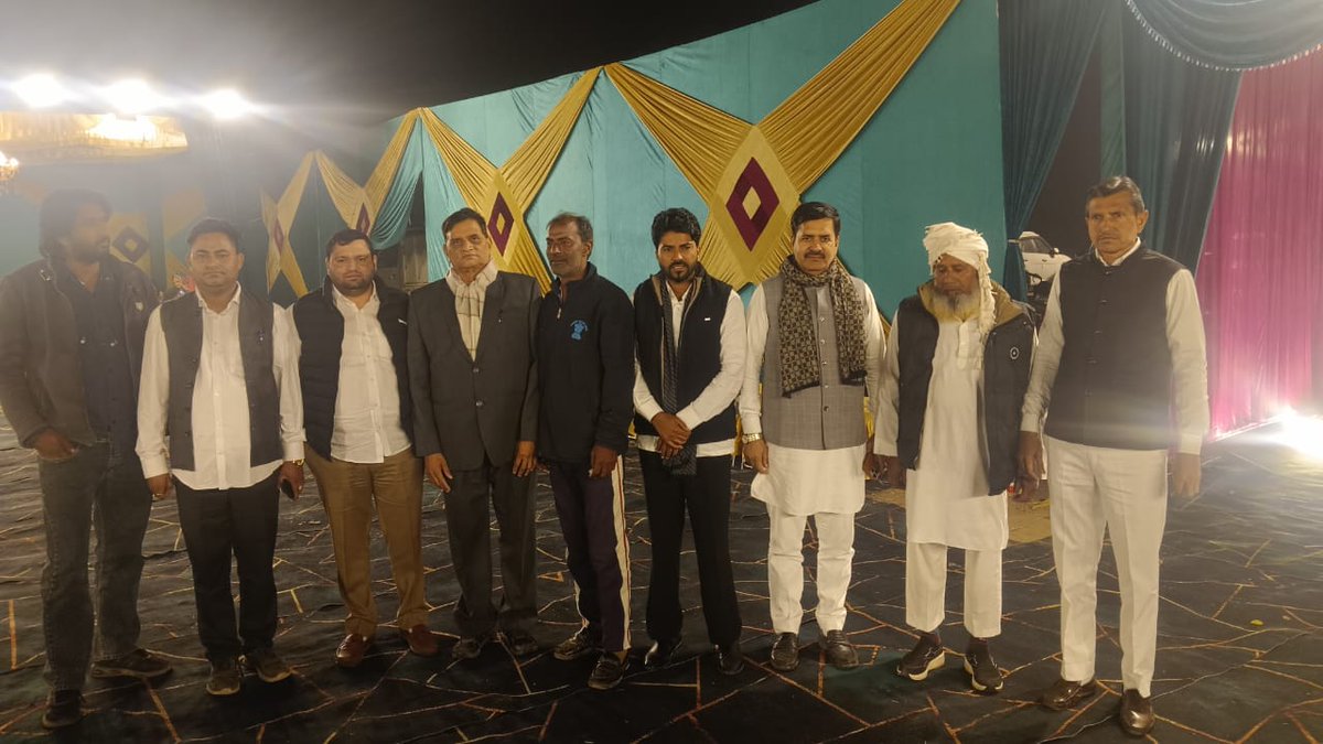 आज टैंठड में अपने साथी विकास की बहन की शादी में शामिल होकर, परिवार को बधाई दी।