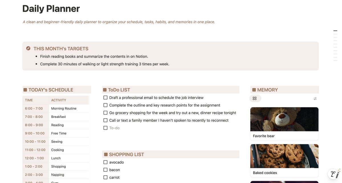 LexLab_LegaL's tweet image. I created a simple Notion Daily Planner for anyone who wants a calmer, more organized day.
No complex setup—just a clean layout for schedules, habits, and routines.
Hope it helps someone today.

👉notion.com/templates/simp…
