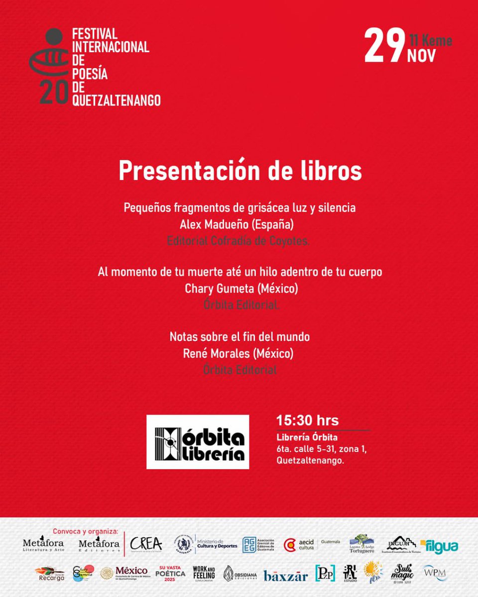 órbita editorial tweet media