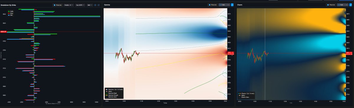 Yam_Trades's tweet image. $SPX
Mid-Morning Update - Went to lunch this AM and missed the first 90 minutes or so.

How I typed up my morning note

Gamma surface from @ConvexValue 
-Peak gamma vic 20/25 - I think that&apos;s it on the day if we even go that high

Net positioning from @OptionsDepth 
-If you want…