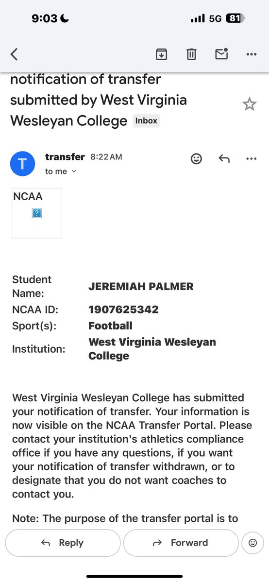 Jeremiah Palmer tweet media