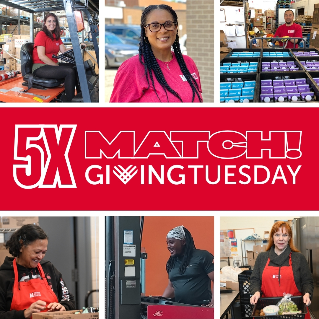 BREAKING! 🚨 

On Giving Tuesday, you can make 5X the impact for our neighbours facing food insecurity, up to $50,000.

One gift = 5x the food support, and 5x the hope.

Our community needs your help.💝

Visit northyorkharvest.com/5x/ on Tuesday, December 2nd!