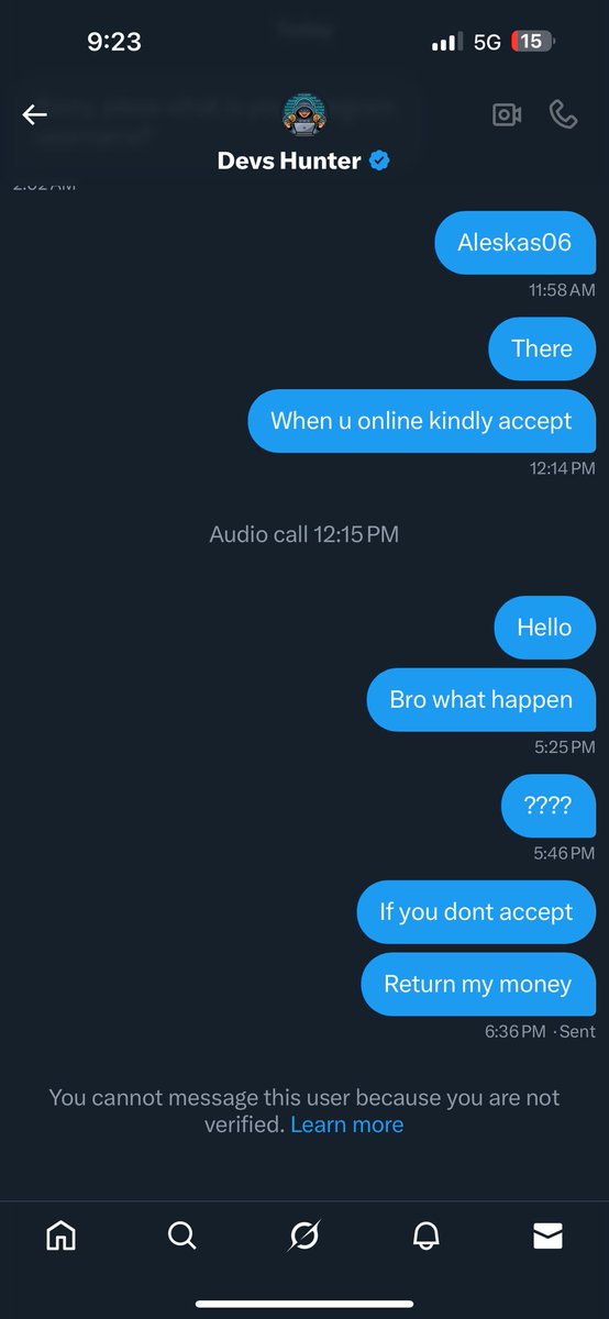 BoatCoin6's tweet photo. @devs_hunter Scammer i will post regarding you cheap scammer return my miney or i will post everwhere https://t.co/1UbeZrjfRK