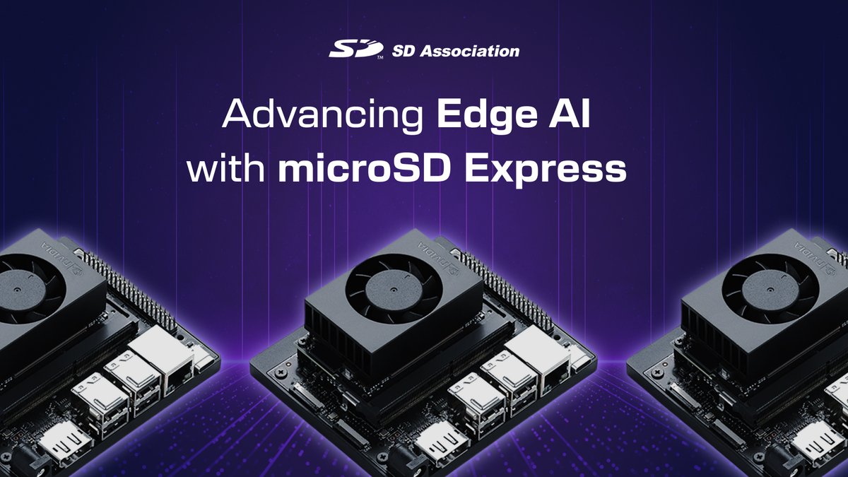 SD_Association's tweet image. Students from top global universities used #microSD Express and the @nvidia Jetson Orin Nano developer kit to develop edge-based AI solutions, highlighting the technology’s impact on real-world system design. Explore our newest article for details: bit.ly/48ow9uq