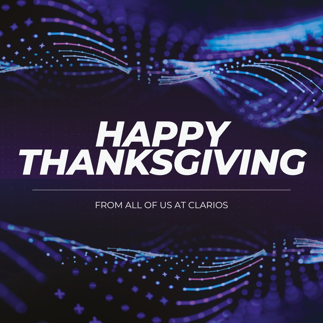 This Thanksgiving, our gratitude begins with the people who make Clarios what it is—our team members.

💡 Innovators who push boundaries in software-defined vehicles and battery technology 
🌍 Changemakers who champion sustainability and help shape a cleaner, more connected