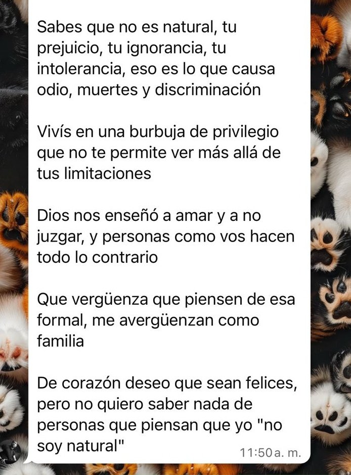 Bueno, la familia también se poda... 🫠