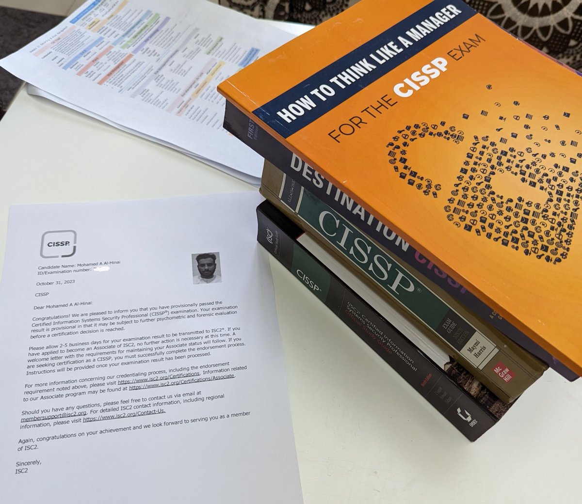 Notes_Theory's tweet image. This CISSP book is at the top of the pile for a reason. Thanks for the support everyone.
amzn.to/2Y3uMNt
*
*
#cissp #security #cism #cisa #cybersecurity #infosec #cloudsecurity #pune #bengaluru #chennai #cyber #seattle #quebec #cisco #boston #cisspsuccess #toronto #sydney