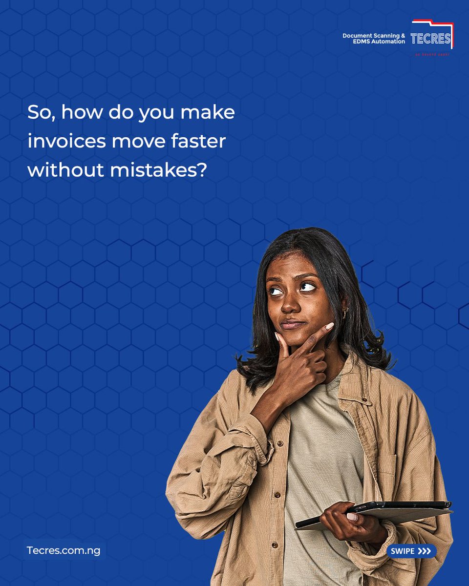 TecresTNL's tweet image. Slow invoice processing doesn’t just delay payments, it slows down growth.

From digitising your documents to automating approvals and integrating e-signatures, the right system can transform how fast your business moves.

#SmartWorkflows #InvoiceManagement #TecresTechnologies