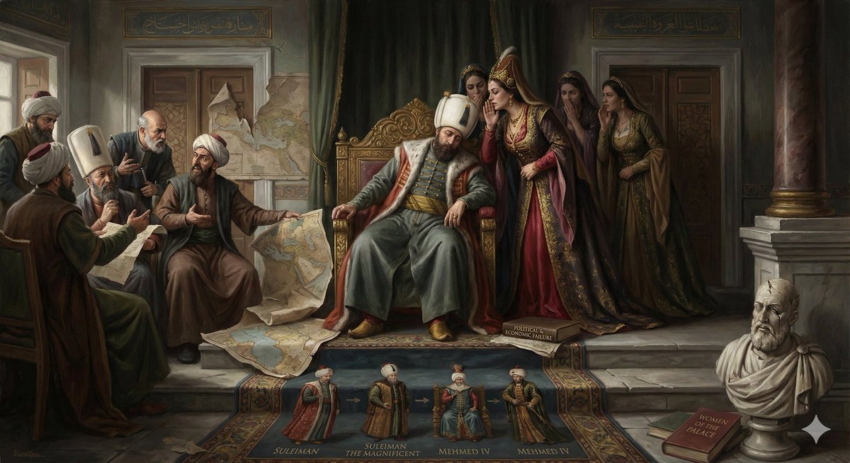 عندما يتناول المؤرخون أسباب ضعف وانهيار الدولة العثمانية، يركزون غالبًا على الأسباب والقرارات السياسية والاقتصادية الفاشلة في إدارة شؤون الدولة، بدءًا من عهد السلطان سليمان القانوني.

ولكن، قلما يُشار إلى أن أصحاب هذه القرارات والسياسات الفاشلة كنّ في الغالب من نساء القصر