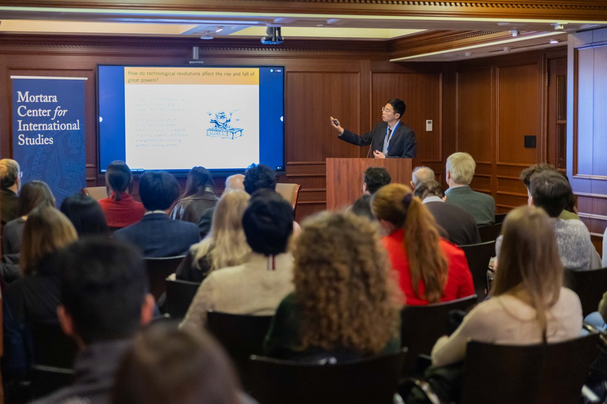 georgetownsfs's tweet image. The Lepgold Book Prize honors the late Joseph S. Lepgold, a renowned SFS prof. This year, SFS’s Mortara Center awarded the prize to GWU prof @jjding99 and his book, “Technology and the Rise of Great Powers,” on global tech revolutions.

Learn more: bit.ly/3XVVOEI